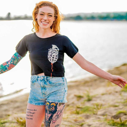 LIFE GRENADE CROP TOP
