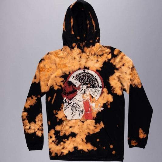 EQULIBRIUM TIE DYE HOODIE BLACK